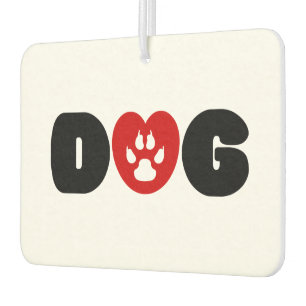 Hunde Liebe Herz Autolufterfrischer