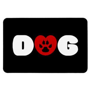 Hunde Liebe Herz Magnet