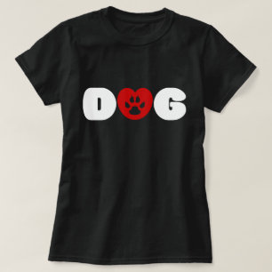 Hunde Liebe Herz T - Shirt