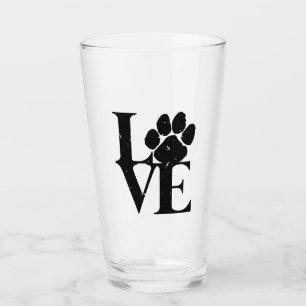 Hunde Liebe Hunde Glas