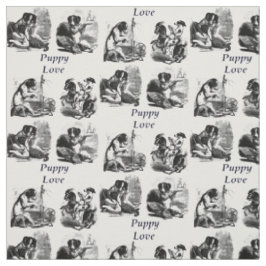 Hunde Liebe Hunde Haustiere Vintage Kunstdarstellu Stoff