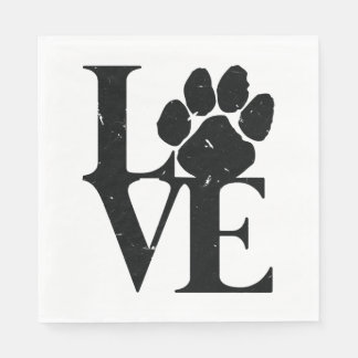 Hunde Liebe Hunde Serviette