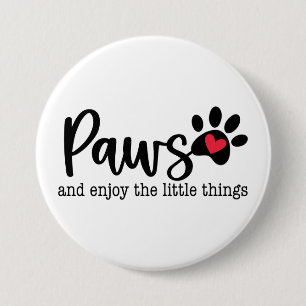 Hunde-Liebe Inspiration Zitat Button