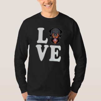 Hunde Liebe Rottweiler Für Männer Und Frauen  1 T-Shirt