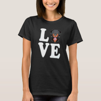 Hunde Liebe Rottweiler Für Männer Und Frauen  1 T-Shirt