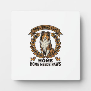 Hunde-Liebe-Shirt Vintage-Gravur Lorbeer-Design_1 Fotoplatte