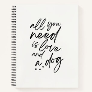 Hunde Liebe Spiral Notebook Notizbuch