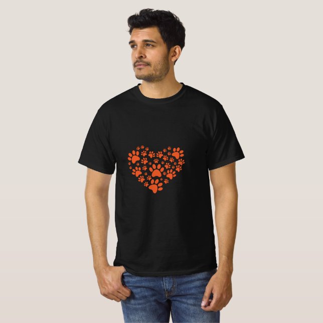 Hunde-Liebe T-Shirt (Vorne ganz)