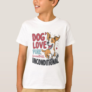 Hunde lieben rein grenzenlos bedingungslos T-Shirt