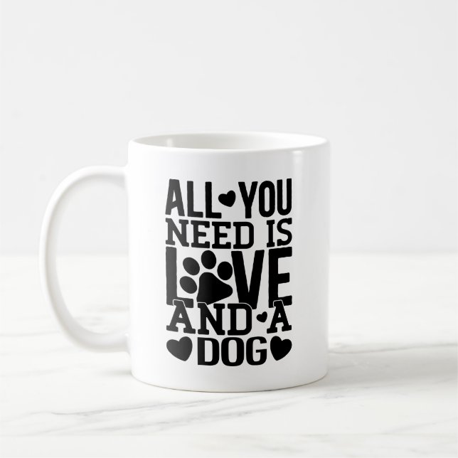 Hunde lieben Tasse | Dog Lovers Gift | (Links)