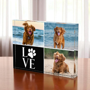 Hunde-Liebhaber-Foto-Collage Individuelle Liebesfo Fotoblock