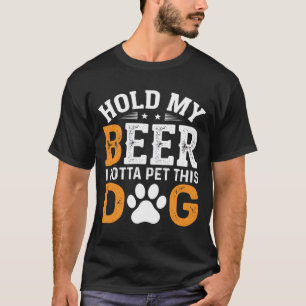 Hunde-Liebhaber halt mein Bier T-Shirt