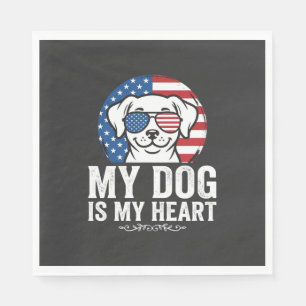 Hunde Liebhaber Mein Hund Ist Mein Herz Serviette