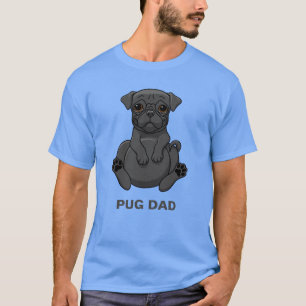 Hunde Liebhaber Niedlicher Fett Schwarzer Mops Vat T-Shirt