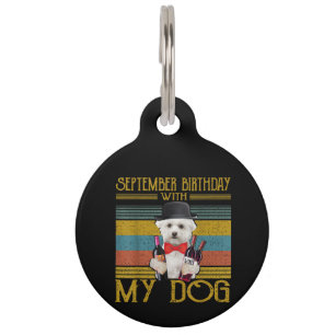 Hunde Liebhaber   September Geburtstag Mit Meinem  Haustiermarke
