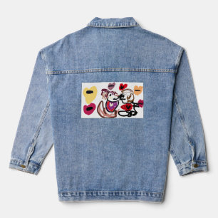 Hunde Liebhaber Spaß Jeansjacke