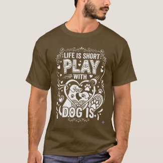 Hunde-Liebhaber-T-Shirt T-Shirt