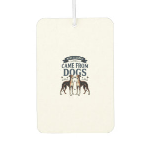 Hunde-Liebhaber-Zitat Vintage-Gravur-Hound-Typogra Autolufterfrischer