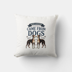 Hunde-Liebhaber-Zitat Vintage-Gravur-Hound-Typogra Kissen