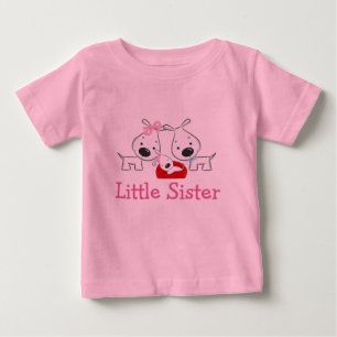 Hunde Little Sister Baby T-shirt