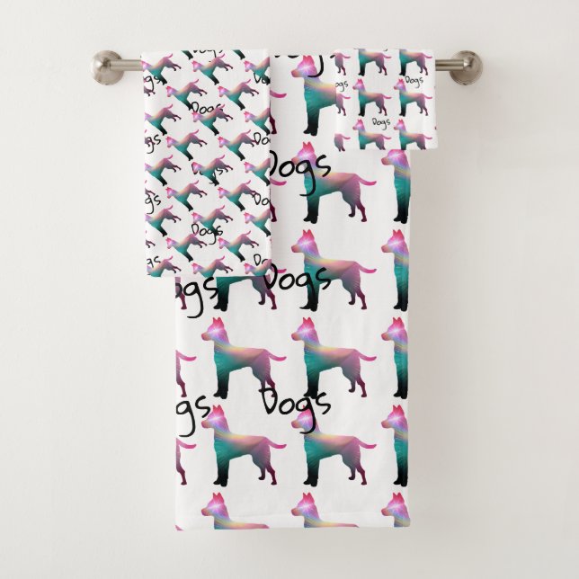Hunde Logo Badetuch Set (Insitu)