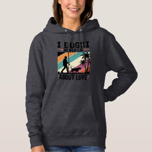 Hunde lügen nie über Liebe Vintage Spazierender Hu Hoodie