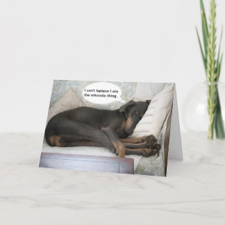 Hunde lustig machen gut Karte