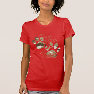 Hunde machen Lebenspflege - künstlerische Pfoten d T-Shirt