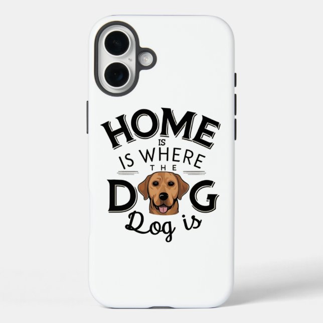 Hunde machen Zuhause Case-Mate iPhone Hülle (Rückseite)