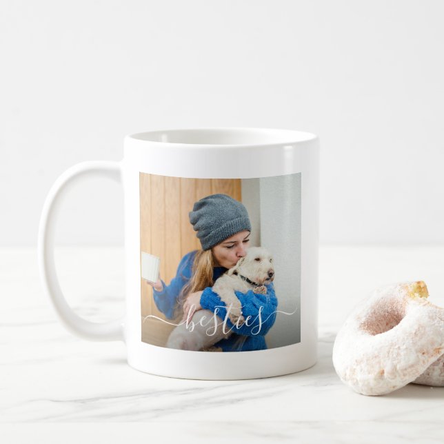 Hunde-Mama-Besties  Kaffeetasse (Mit Donut)