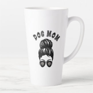Hunde Mama Coole Mama Messy Bun Aviator Sonnenbril Milchtasse