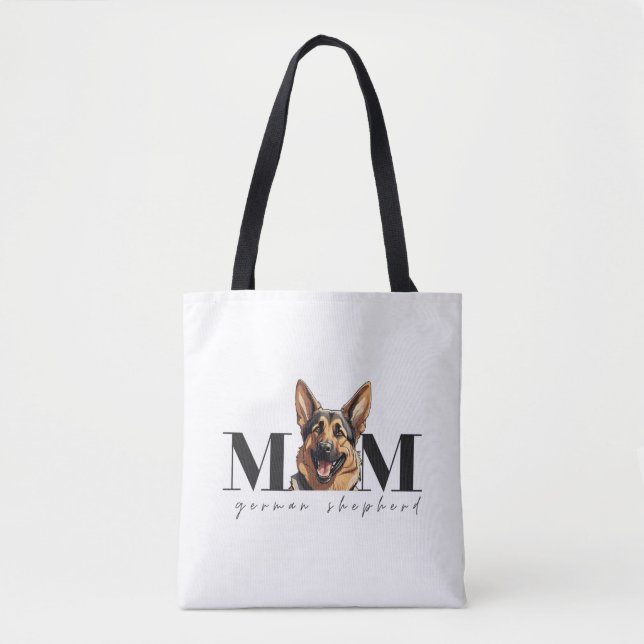 Hunde Mama DEUTSCHE SCHEPHERD DOG Klassischer T -  (Vorderseite)