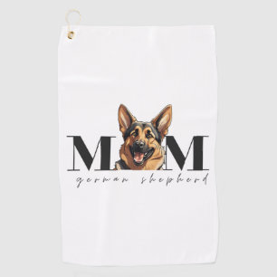 Hunde Mama DEUTSCHE SCHEPHERD DOG Klassischer T - Golfhandtuch