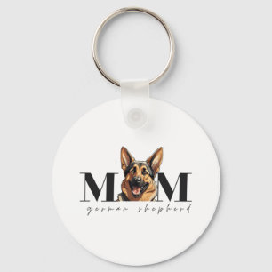 Hunde Mama DEUTSCHE SCHEPHERD DOG Klassischer T - Schlüsselanhänger