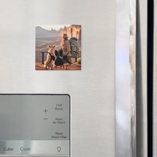 Hunde-Mama-Foto-Speicher Magnet (In Situ (Kühlschrank))