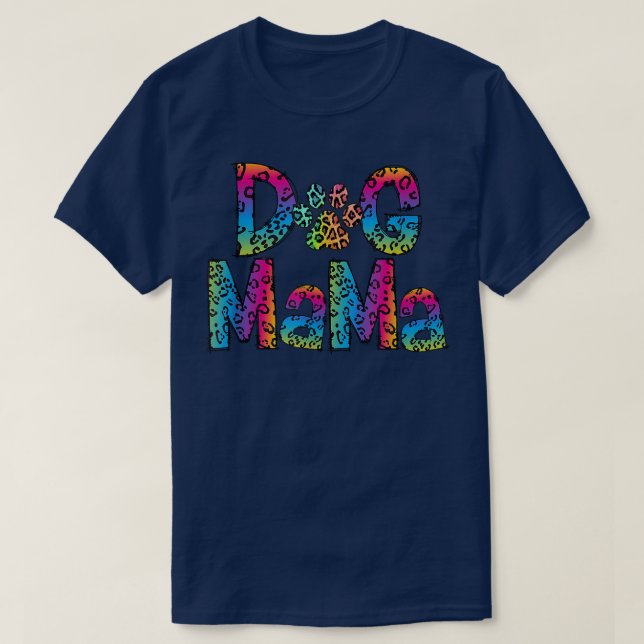 Hunde Mama Funny Dog Mama T-Shirt (Design vorne)
