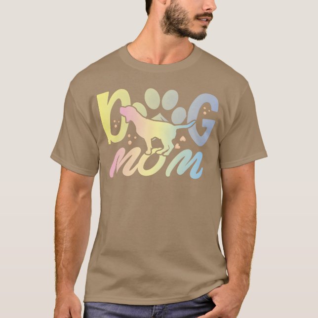 Hunde Mama Funny Für Hunde Liebhaber lustige Vinta T-Shirt (Vorderseite)