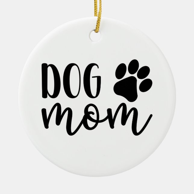 Hunde-Mama-Geschenk, Hunde-Mama-Geschenke, Hunde-M Keramik Ornament (Vorne)