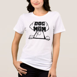 Hunde-Mama-Jersey Premium Tri-Blend Shirt