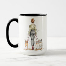 Hunde-Mama-Kaffeetasse | Stylische Hundeausführeri