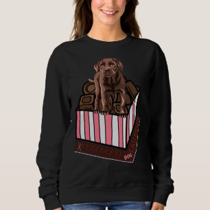 Hunde Mama Labrador Angepasst Scoop Sweatshirt