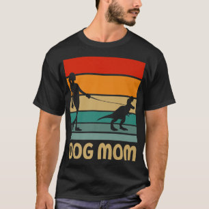 Hunde Mama Leben Dinosaurier Dino Mama Frauentag T-Shirt
