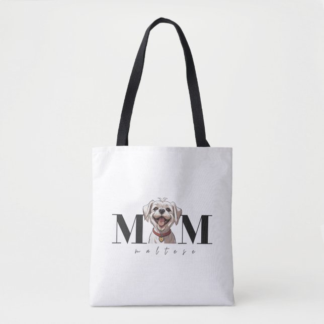 Hunde Mama MALTESE Klassischer T - Shirt (Vorderseite)