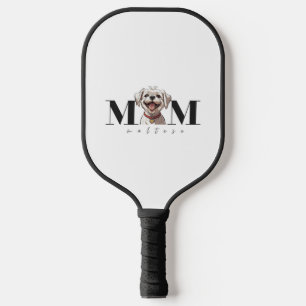 Hunde Mama MALTESE Klassischer T - Shirt Pickleball Schläger