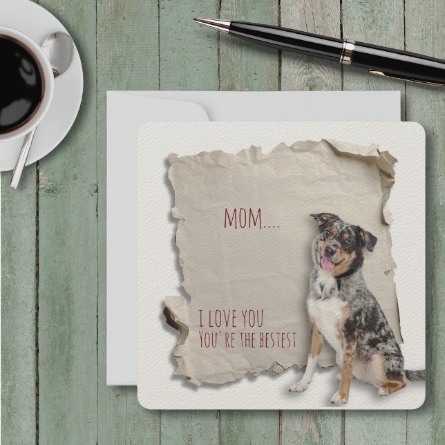 Hunde Mama Mütter Tag Geburtstag Schäferkarte Karte (Mothers Day is a great time to show mom how special she is, but any day is a day to say I love you!)