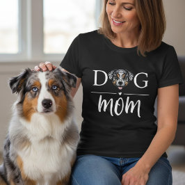 Hunde Mama Niedlich Australischer Schäferhund T-Shirt
