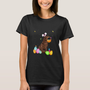 Hunde Mama Niedlich Bunny Neufundland Eier Osterta T-Shirt