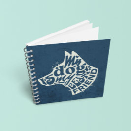 Hunde Mama Papa Geschenk Notizbuch