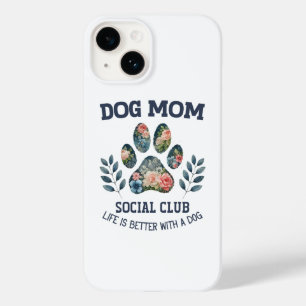 Hunde Mama Paw Floral Case-Mate iPhone 14 Hülle