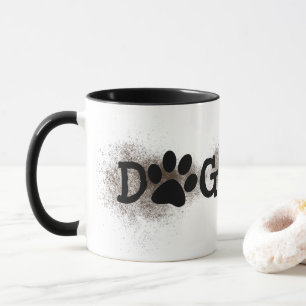 Hunde-Mama Pawprints mit Dirt Tasse